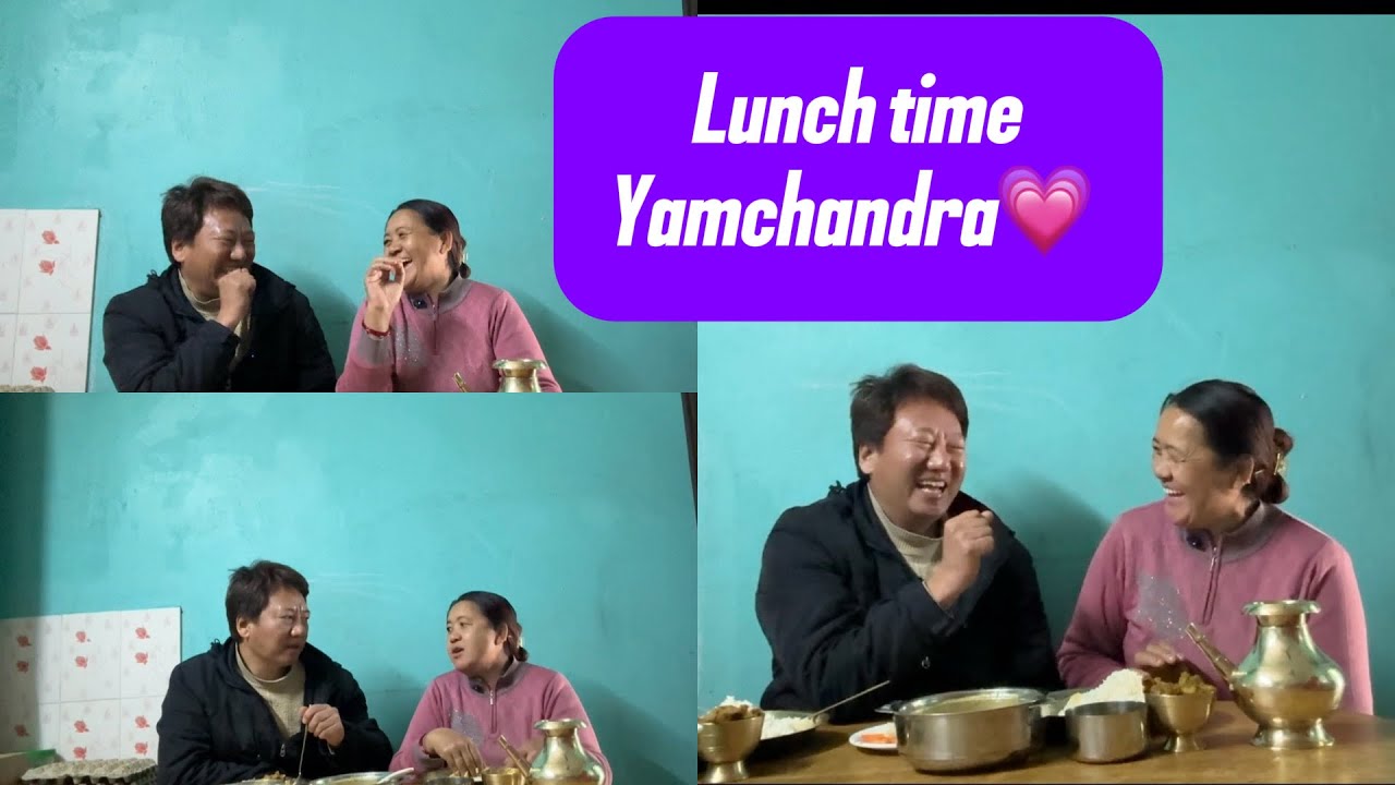 Lunch time lovebird yamchandra❤️(dai bhauju)|खाना समय (माया प्रेम देखी राजनिति कुरा सम्म)✌️💕💞