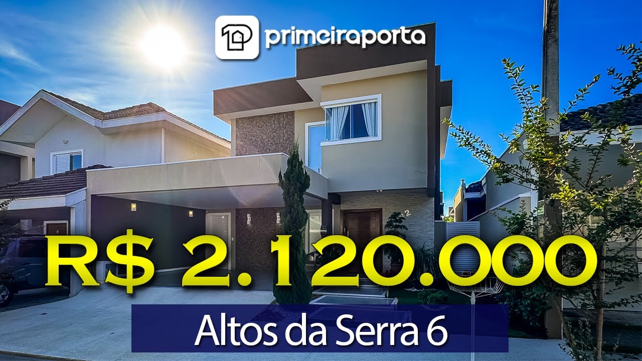 Sobrado no Altos da Serra 6 no Urbanova com Excelente Custo Benefício e total privacidade!