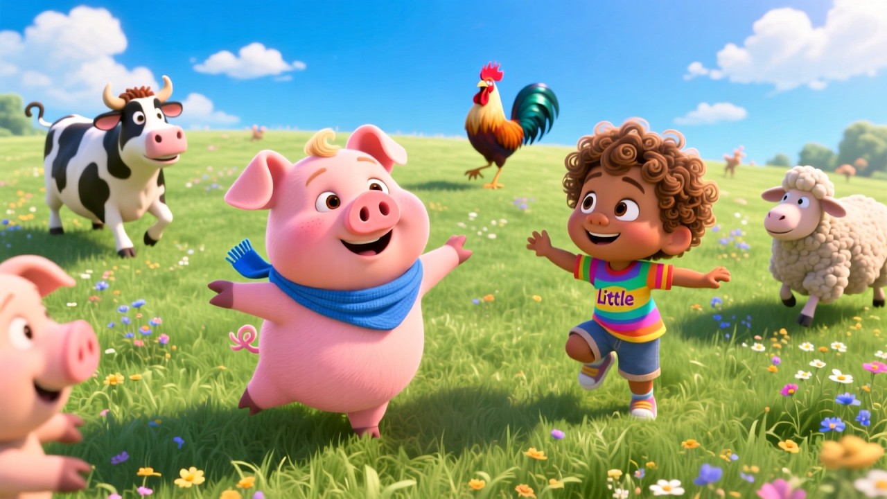 The Little Piggy Has a Farm 🐷🌾 | Fun Kids Song for Toddlers | Sing Along & Farm Adventure
