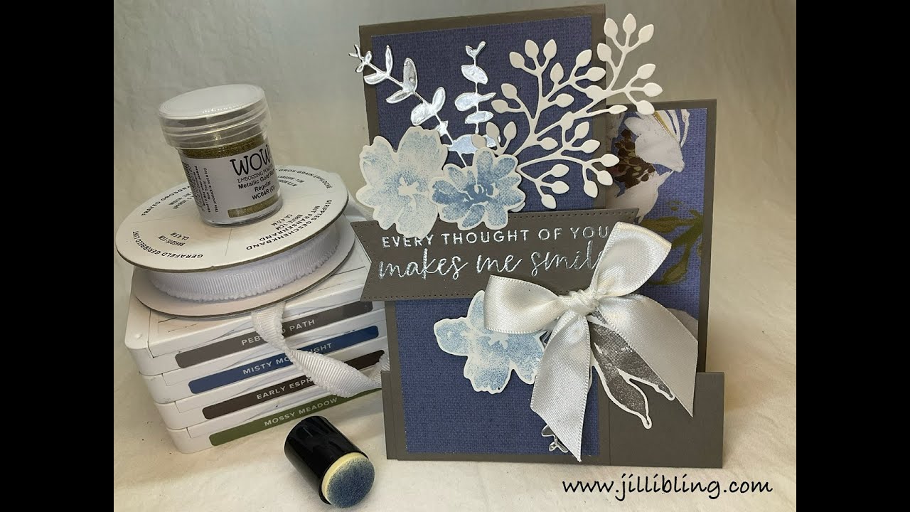 Textured Floral Fun Fold August Project