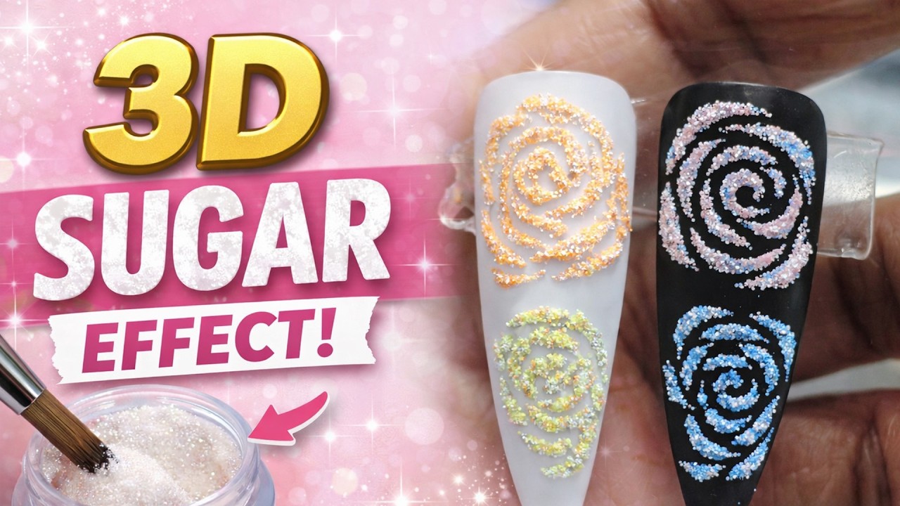 Sugar Art Nails Tutorial 💅 | Trendy Textured Nail Design Step-by-Step | Woman Sense