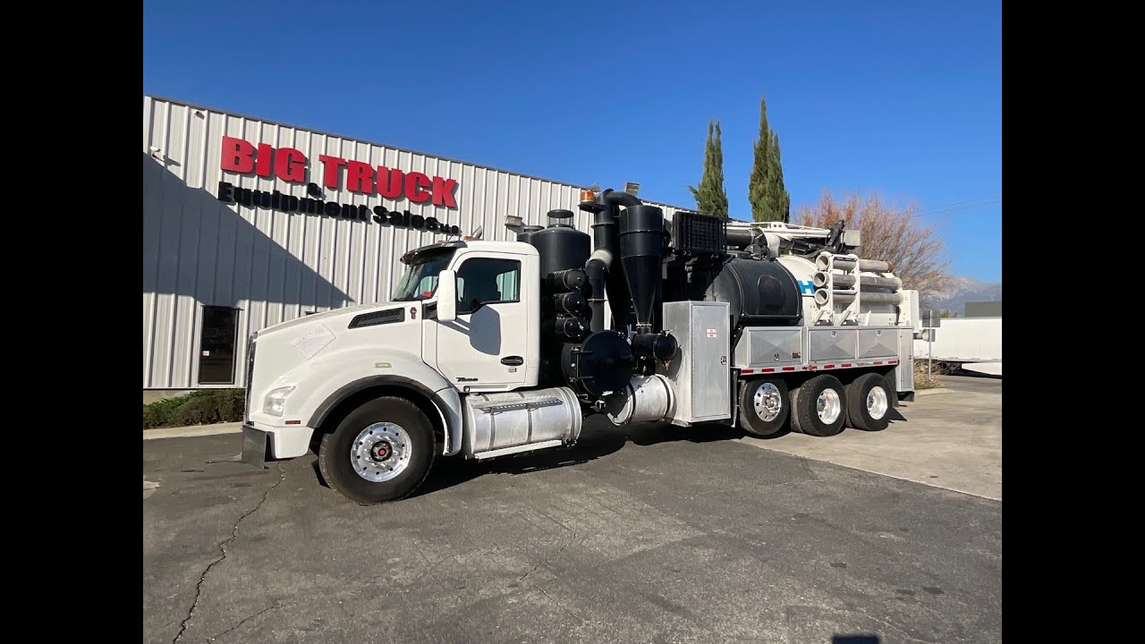 2016 Kenworth T880 Vactor HXX Hydro Excavation Vacuum Truck
