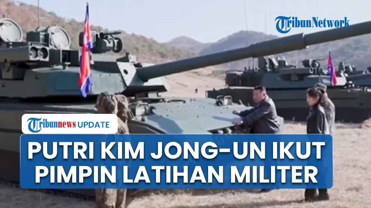 Kim Jong Un Dan Putrinya Kim Ju Ae Mengawasi Latihan Tembak di Pangkalan Pelatihan Pyongyang