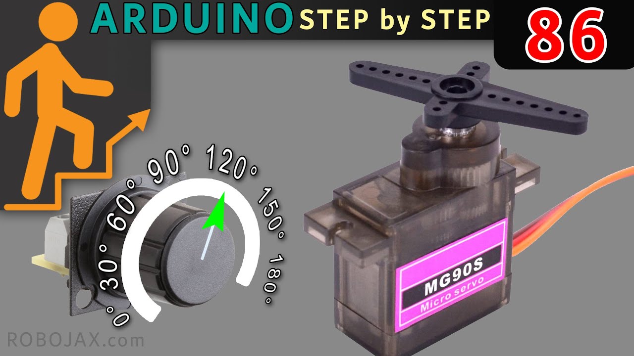 Lesson 86: Control position of a servo motor using potentiometer