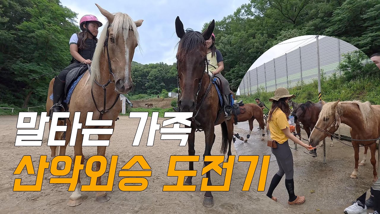승마 | 말타는 가족의 산악외승 브이로그 | 외승 다니는 초등학생