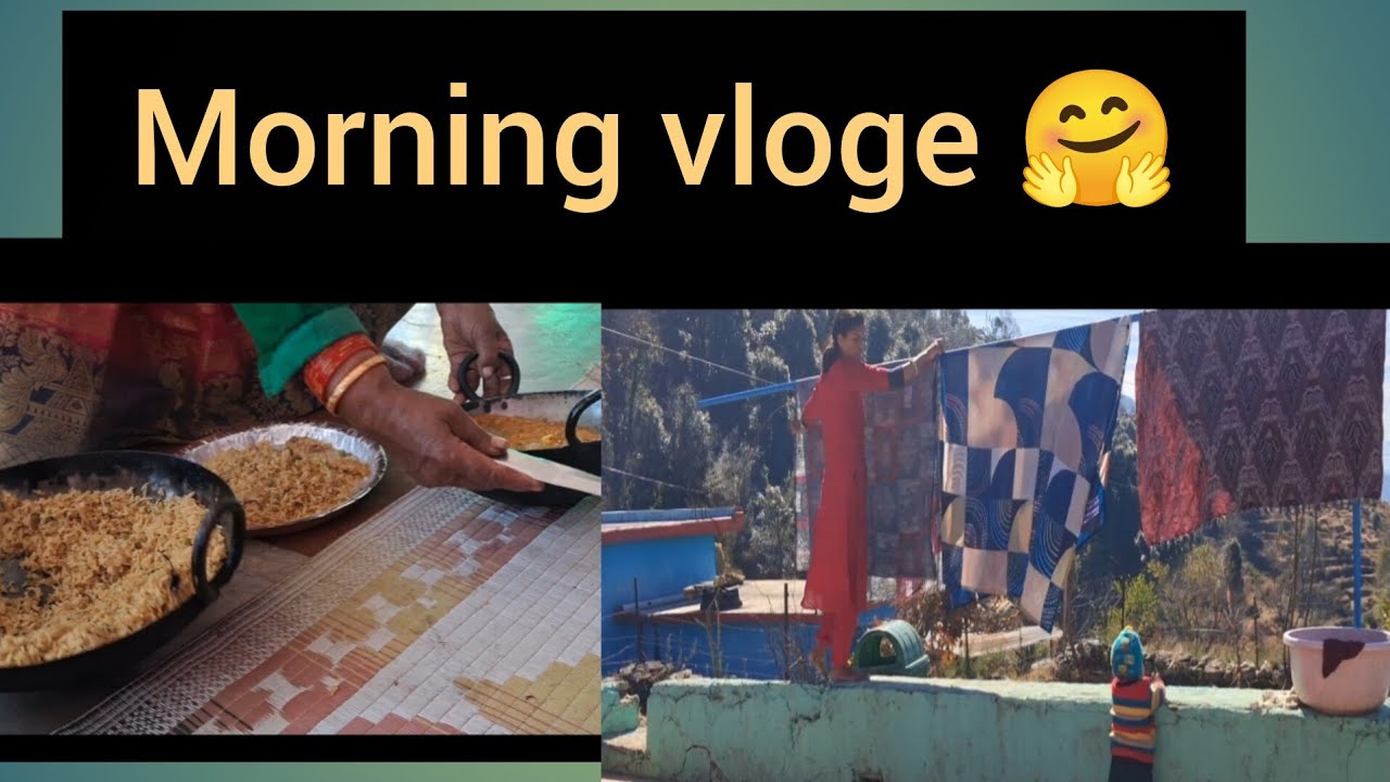 पूजा पाठ के अगले दिन घर की सफाई ✨ | Morning Routine Vlog ##youtube #yt #uttarakhand #houswifevlogger