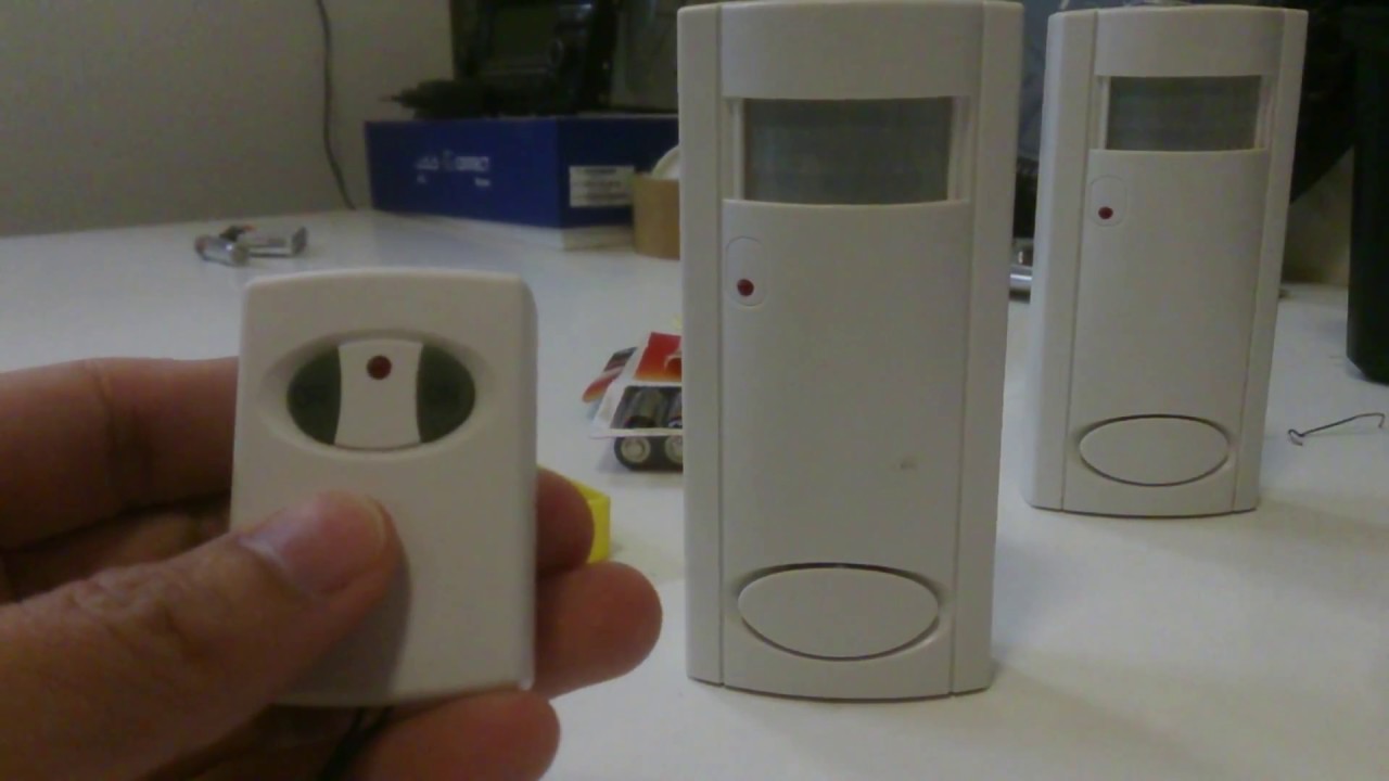 Automatic Motion Sensor or Motion Detector Alarm Testing and Battery installation