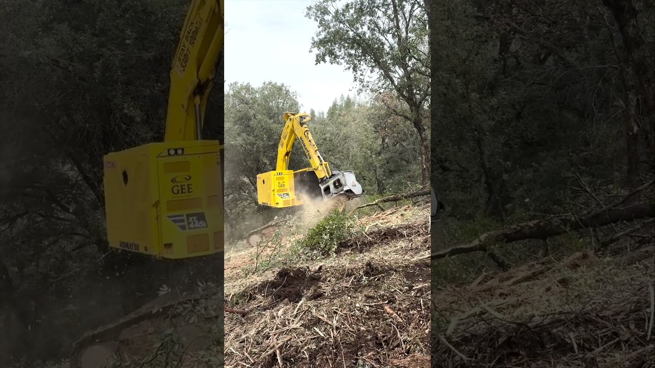 FAE UMM/S/EX forestry mulcher for 25 to 40 ton excavators