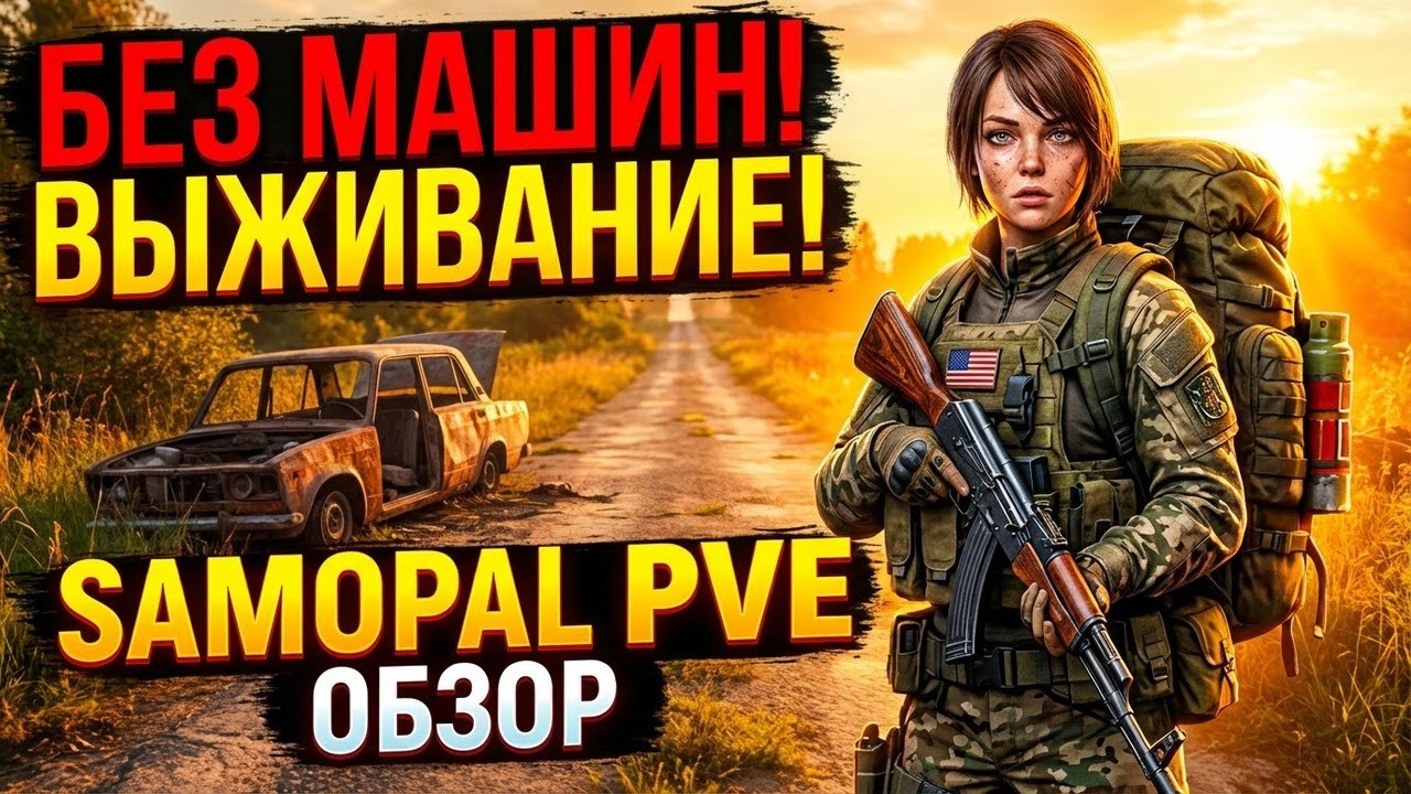 ОБЗОР СЕРВЕРА ДЕЙЗ | DAYZ SAMOPAL [NO CARS] PVE | DayZ Pve СТРИМ !