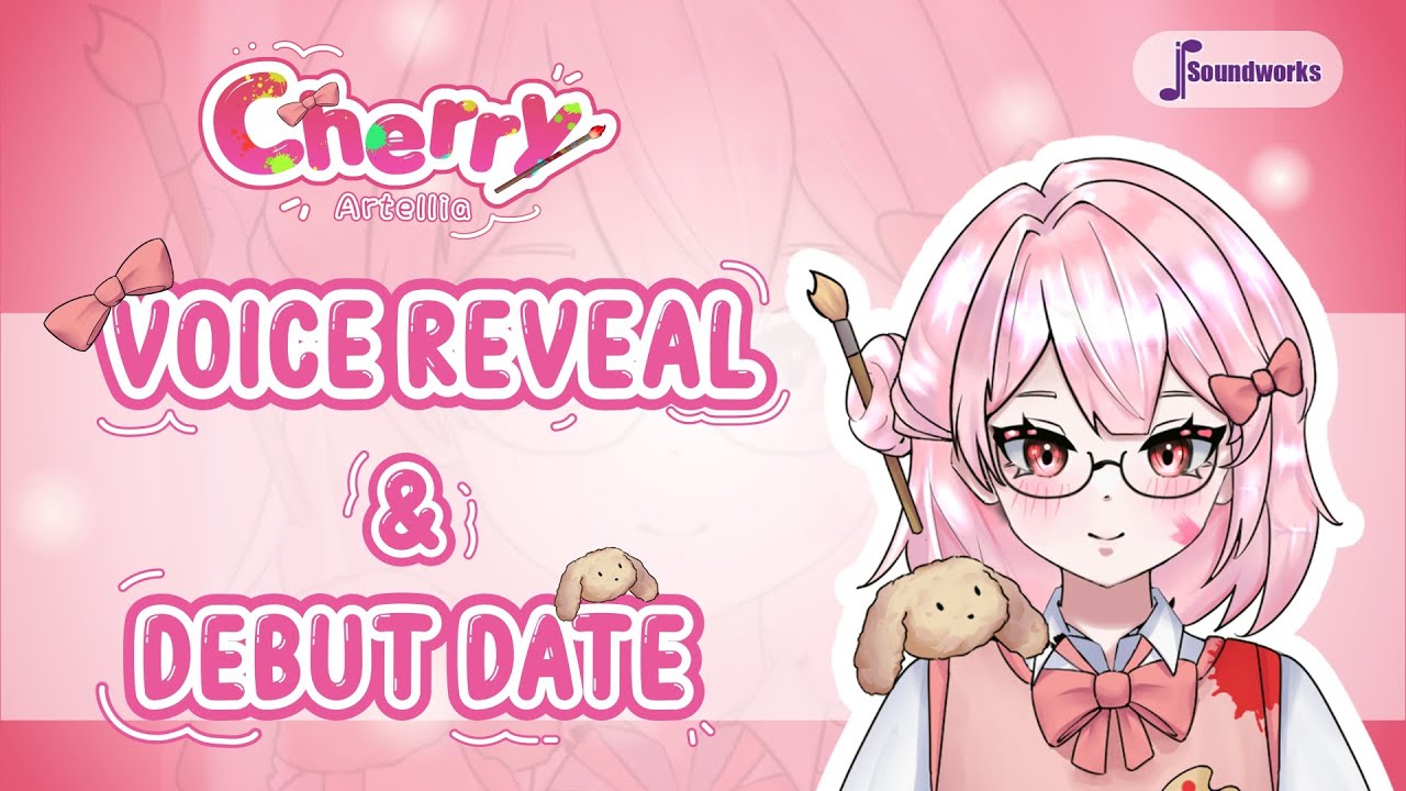 [Cherry Artellia] Раскрытие голоса и дата дебюта &mdash; VTuber Indonesia &mdash; JP Soundworks