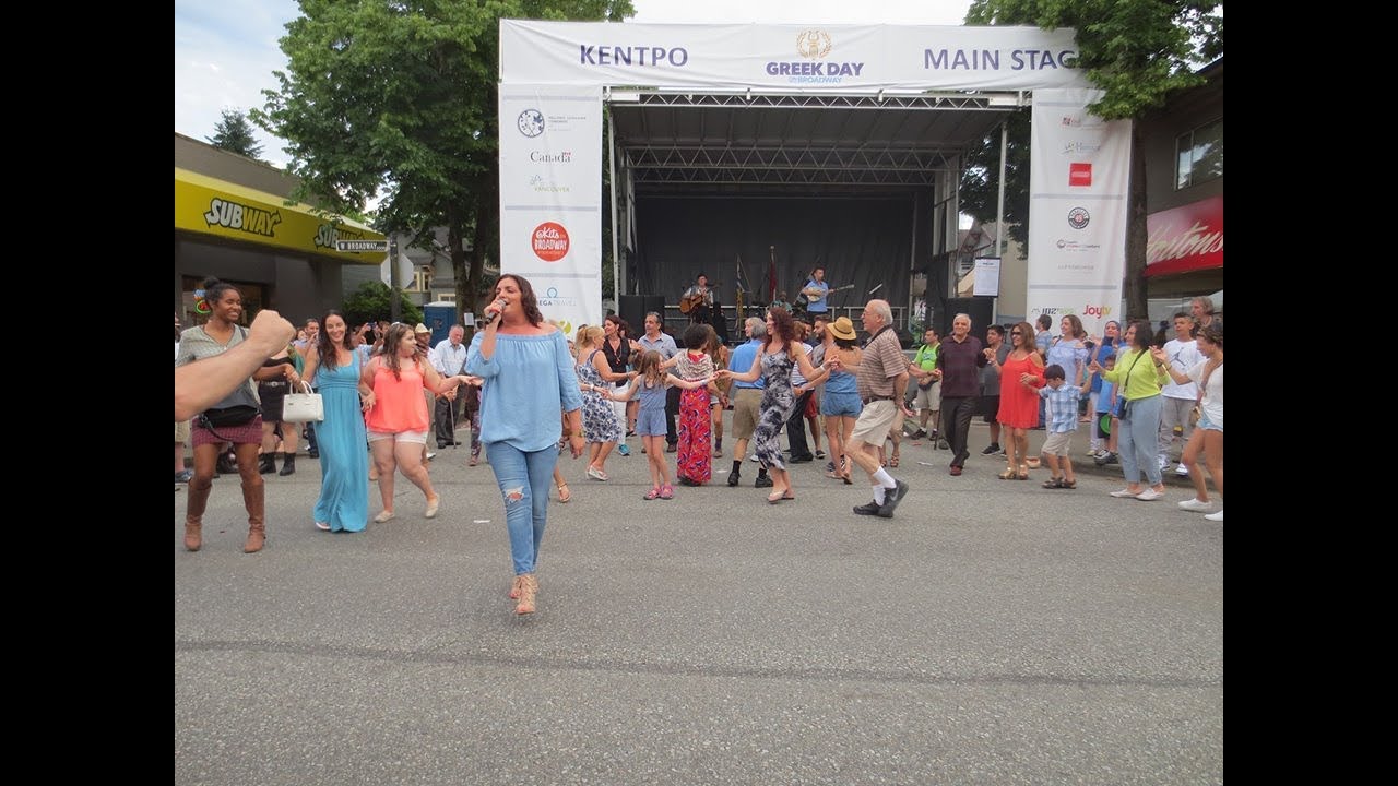 Sofia Toumpa on Greek Day on Broadway