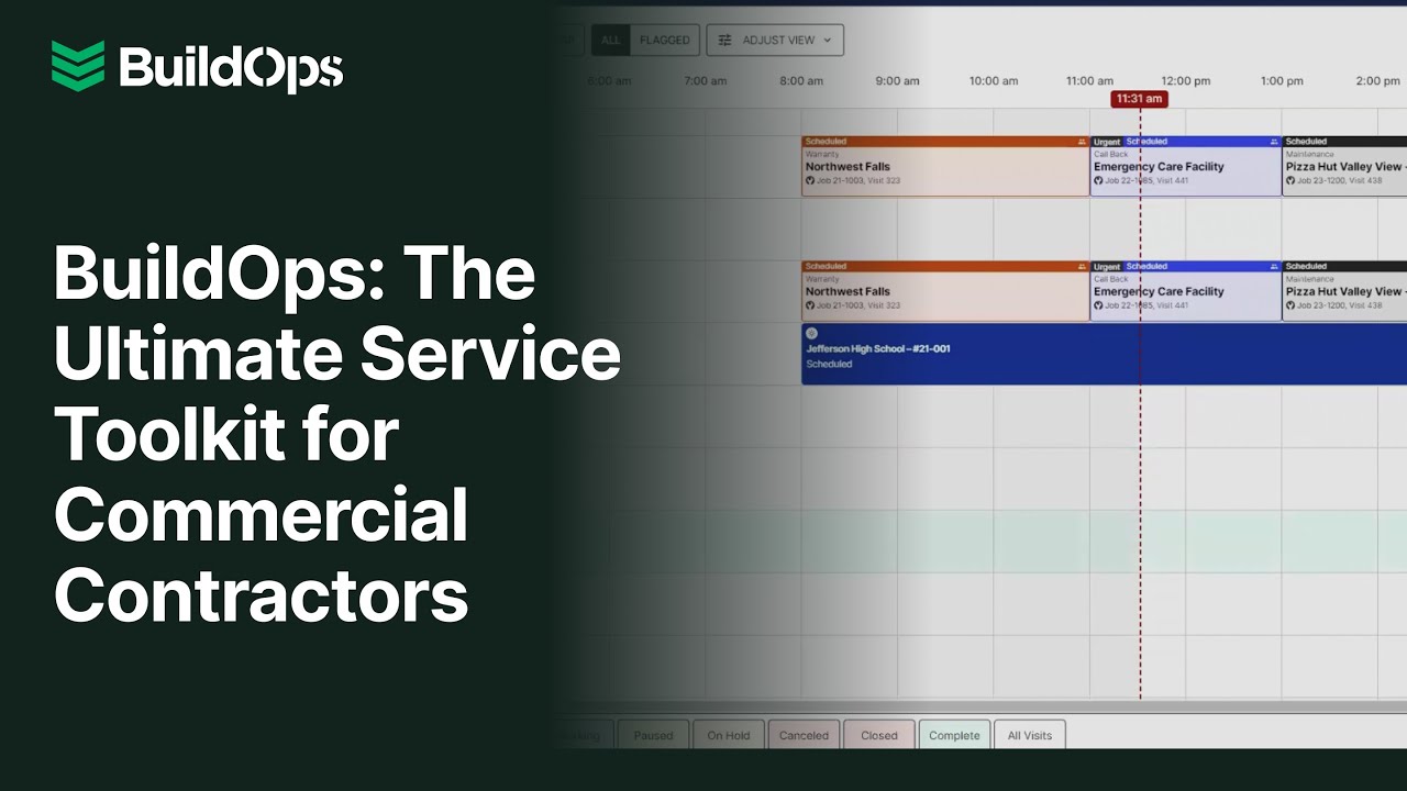 BuildOps: The Ultimate Service Toolkit for Commercial Contractors
