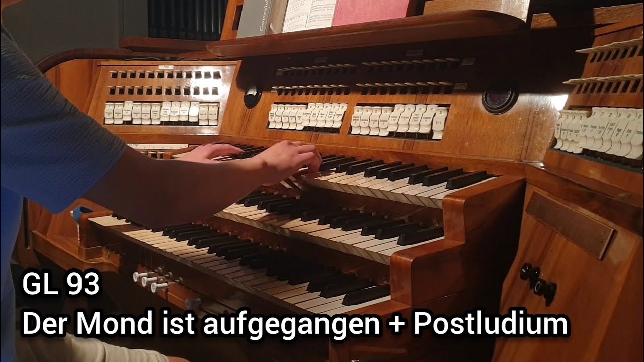 Der Mond ist aufgegangen - Orgel | GL 93/EG 482 | Schalmei 4'