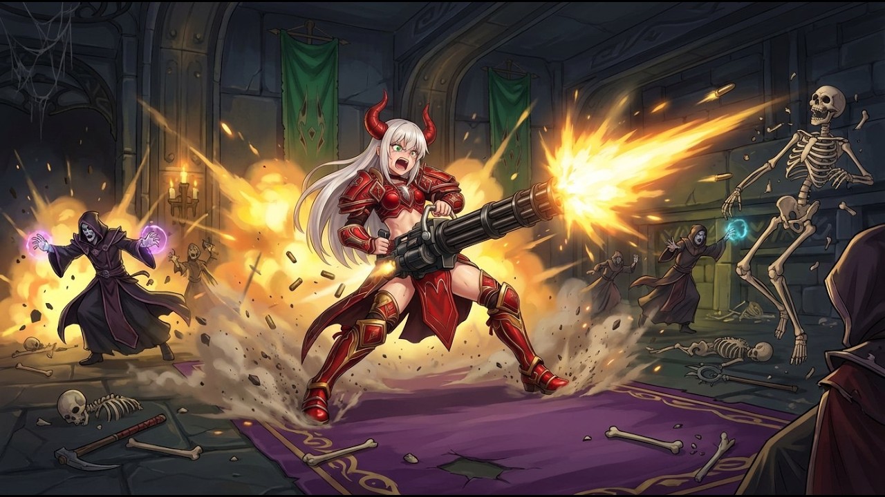 World of Doom Scholomance (Doom wad) | This wad inspired me to play WoW dungeons SOLO