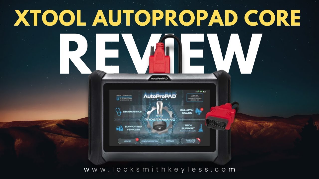 Best Key Programmer for Beginner Locksmiths? 🔑 XTOOL AutoProPAD Core Review