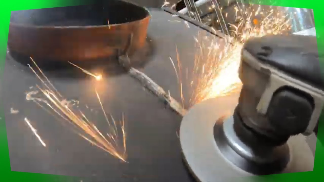 Wood Stove Repairs {Cracked Metal} Exploding grinding disc