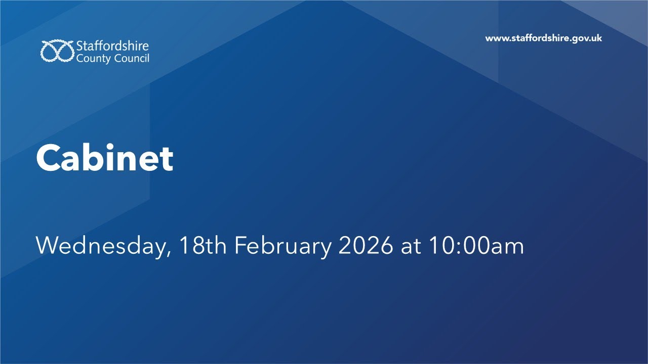 Cabinet. Wednesday, 18th February 2026 at 10:00am