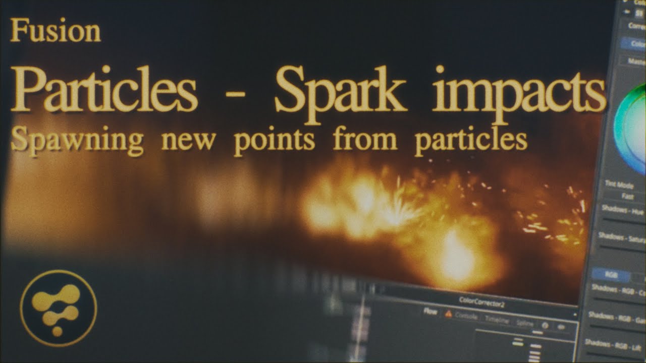 Fusion Particles - Spark impacts / Spawning new points from particles