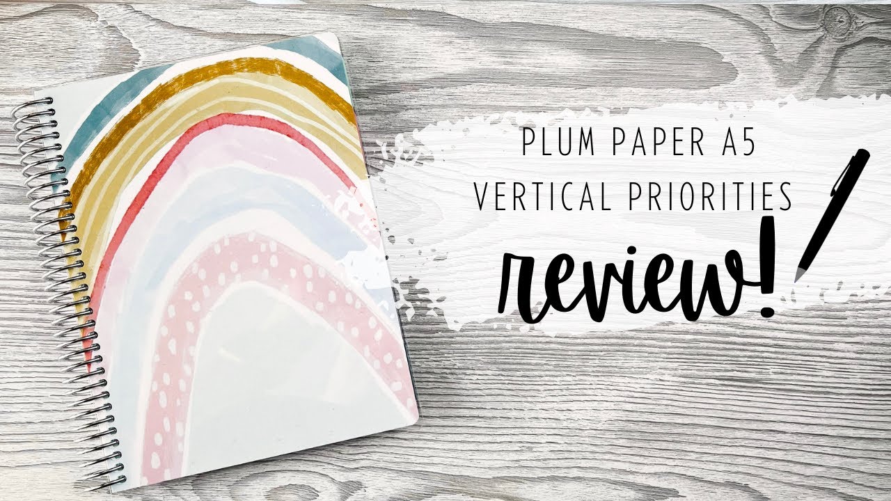 PLUM PAPER VERTICAL PRIORITIES A5 REVIEW!