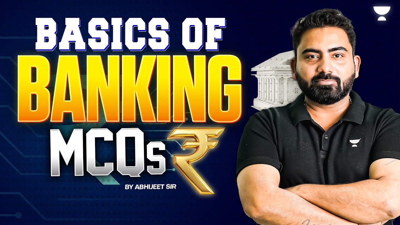 MCQs on Basics of Banking | Complete Revision Session by Abhijeet Sir