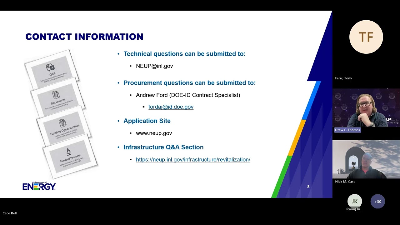 FY 25 University Nuclear Research Infrastructure Revitalization Webinar