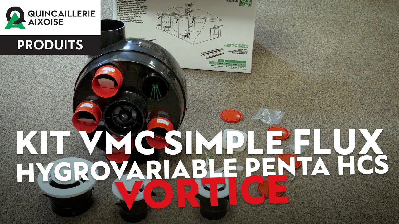 Unboxing VMC simple flux hygrovariable Penta HCS Vortice