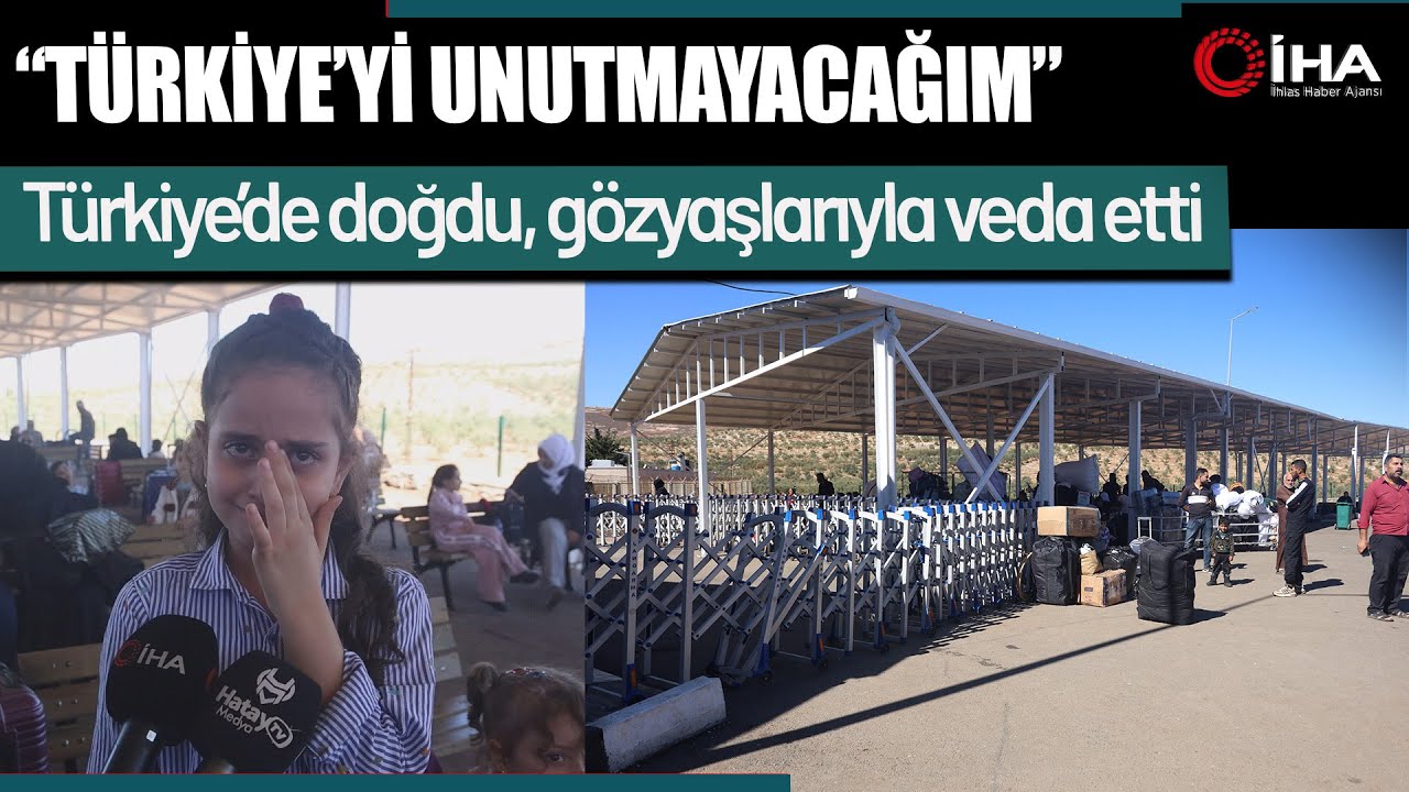 Gözyaşları İçerisinde ''Türkiye Benim İkinci Vatanım'' Sözleriyle Ülkesine Döndü