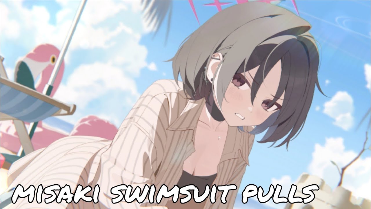 Blue archive | Misaki swimsuit banner Pulls