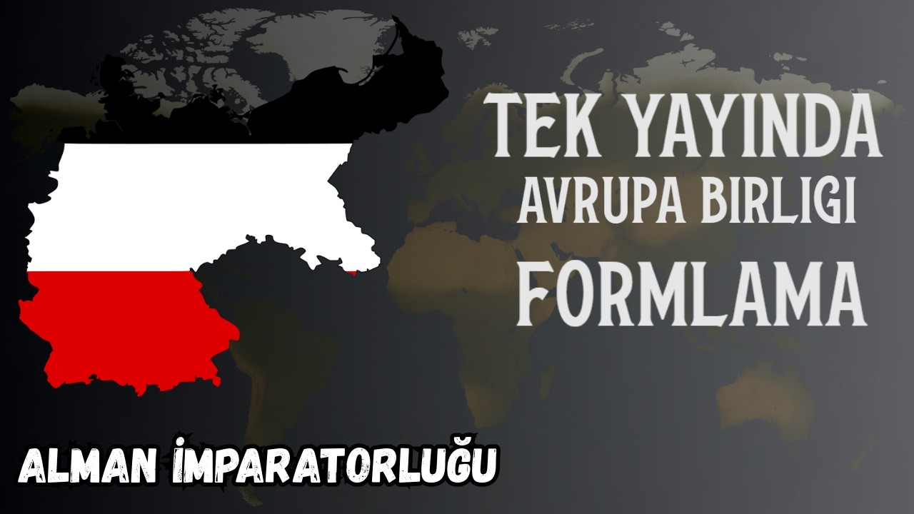 Tek Yayında Avrupa Birliği Formlama WW1 ALMAN İMPARATORLUĞU