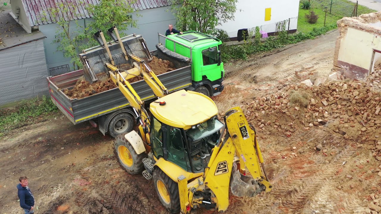 Rozbiórka domu końcowy etap 2021