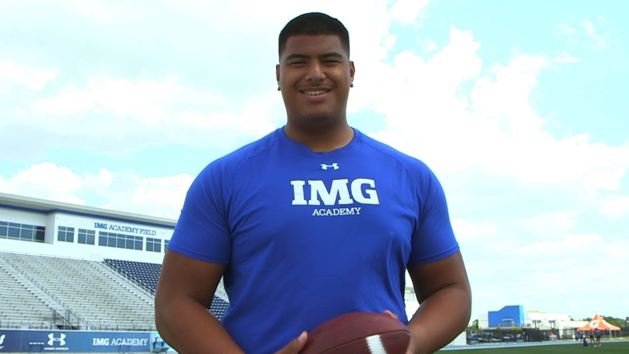 Daniel Faalele - IMG Academy Offensive Lineman - Interview - Sports Stars of Tomorrow