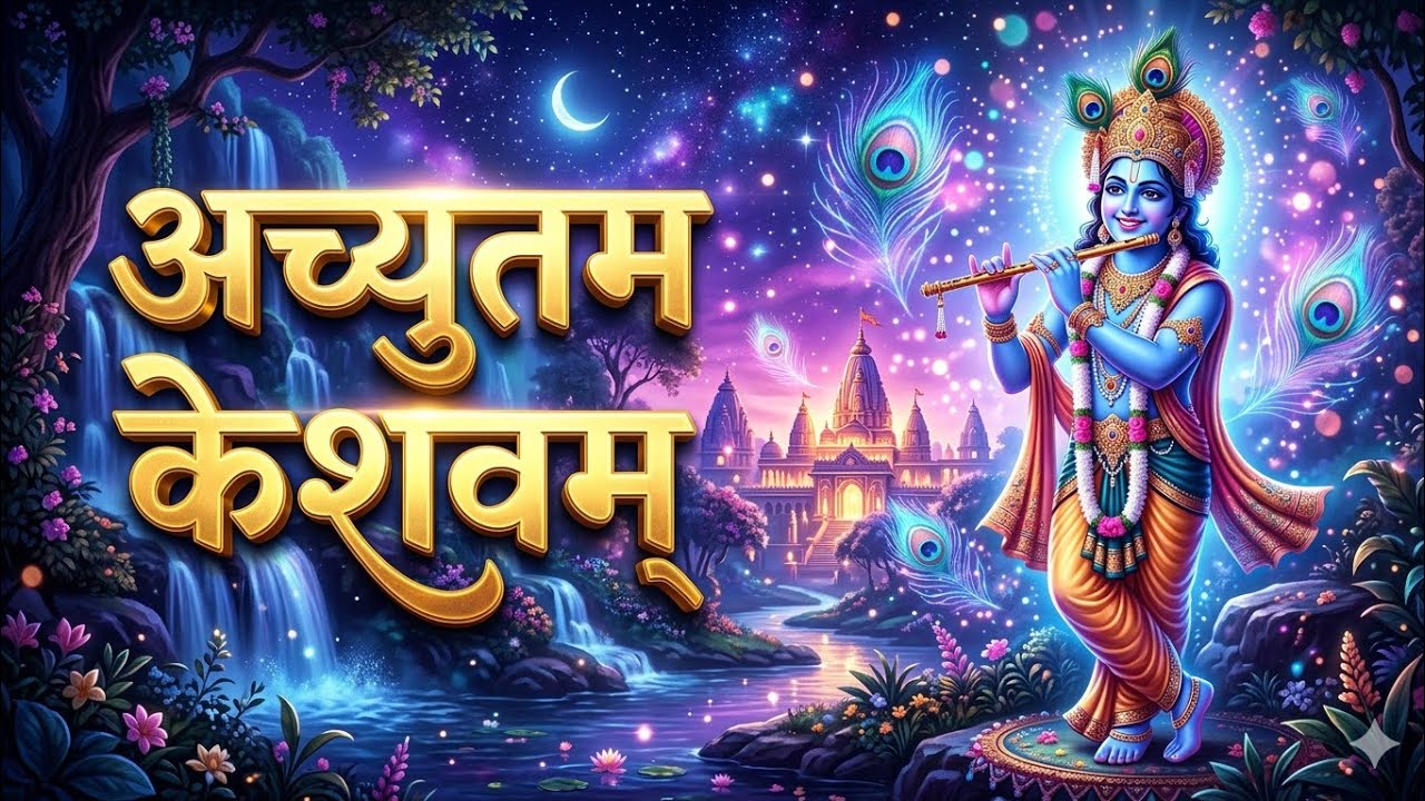 13 मार्च शुक्रवार स्पेशल | अच्युतम केशवम कृष्ण | Achyutam Keshavam Krishna Damodaram | कृष्ण भजन