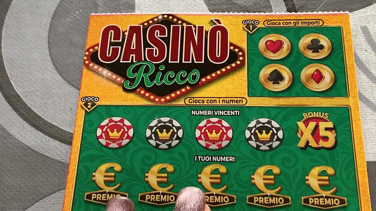 #grattaevinci diamo il benvenuto al casinò ricco