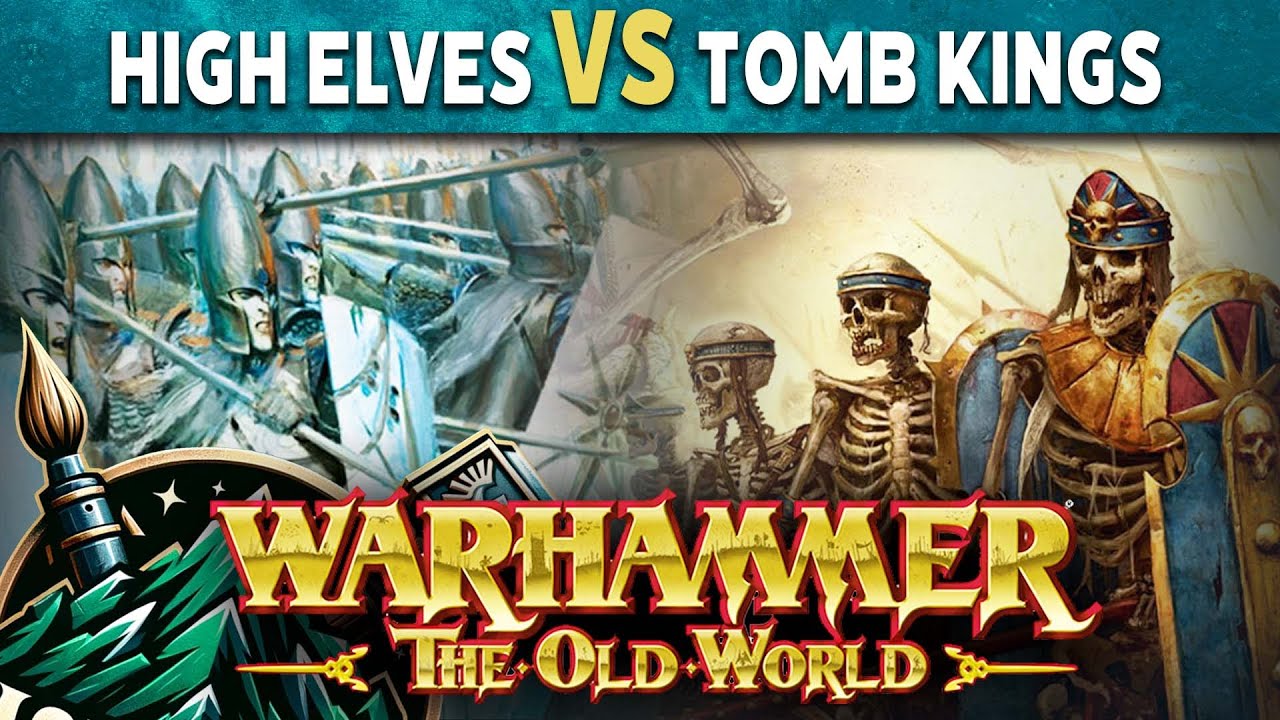 High Elves vs Tomb Kings - Warhammer The Old World Live Battle Report