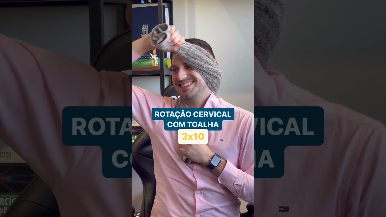 3 Exerc&iacute;cios para voc&ecirc; que tem h&eacute;rnia de disco cervical.