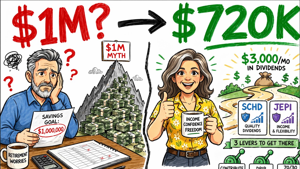 3 Levers to $3,000/Month in Dividends &mdash; The SCHD/JEPI Retirement Plan