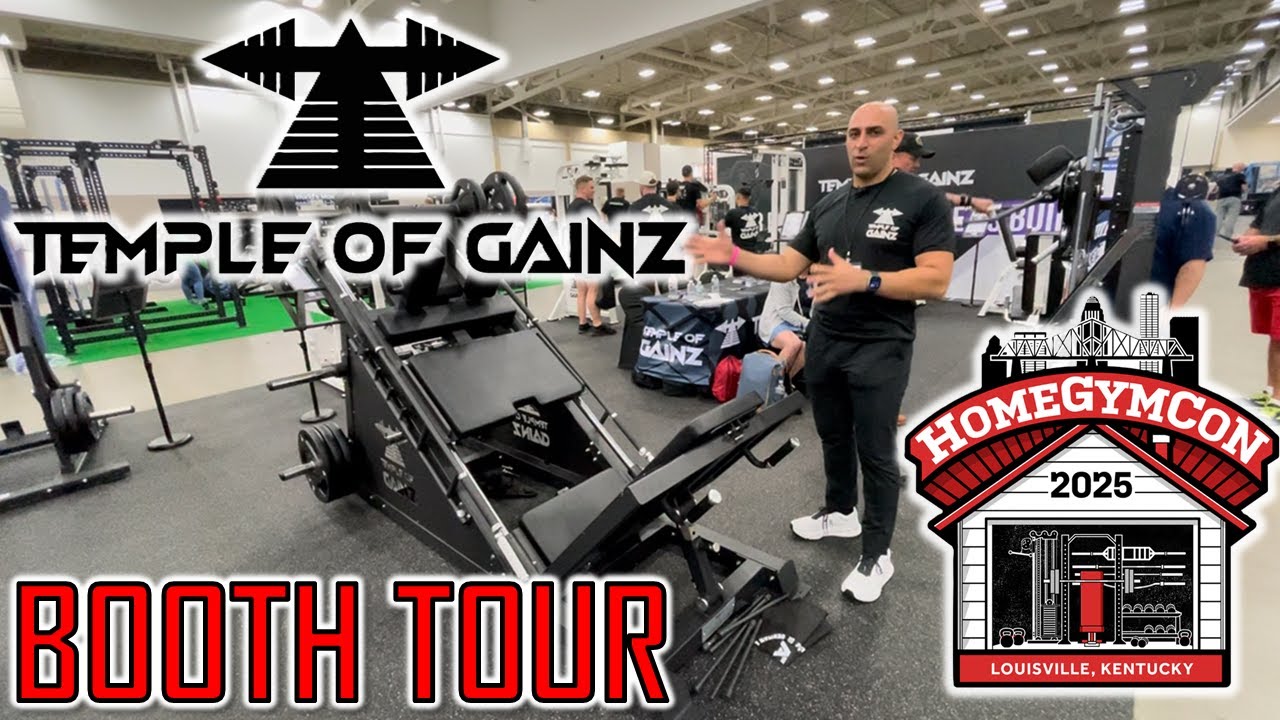 TEMPLE OF GAINZ: Home Gym Con 2025 Booth Tour