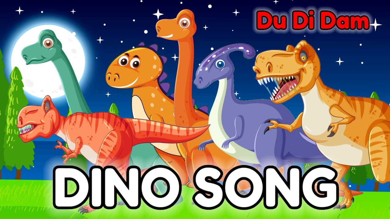 Dino Song - Lagu Anak Anak - Badannya besar tangannya Kecil - Lagu Anak Viral ❤️ Dudidam