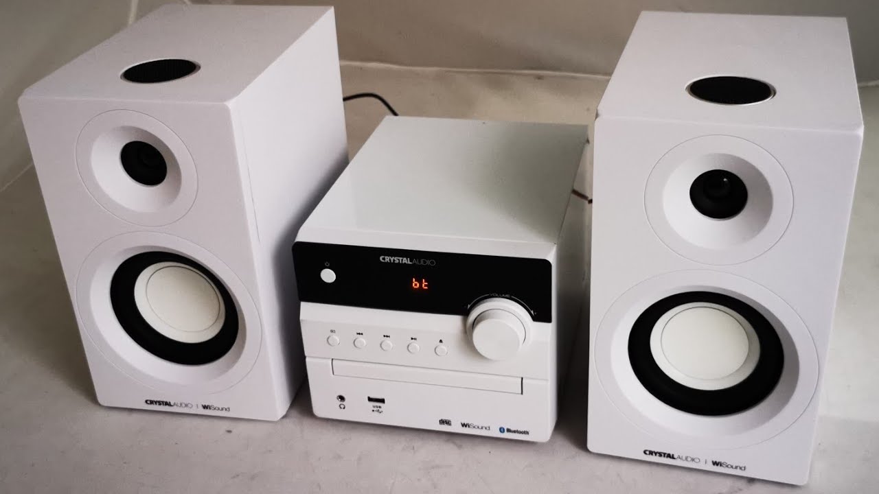 Crystal Audio Mini hifi system 3D-HIFI360 unboxing