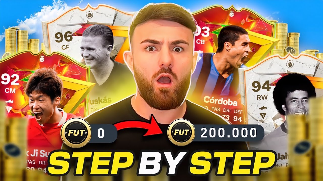 How to Make 200k Coins FAST in EAFC 24?! (0-200K step by step TRADING GUIDE) *BEST SNIPING FILTERS*
