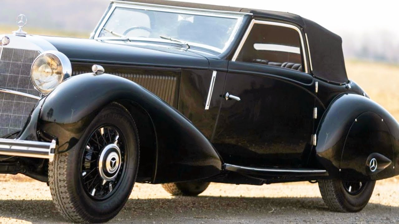 W29 Mercedes-Benz 500 K Roadster by Windovers - real Batmobile, 1935
