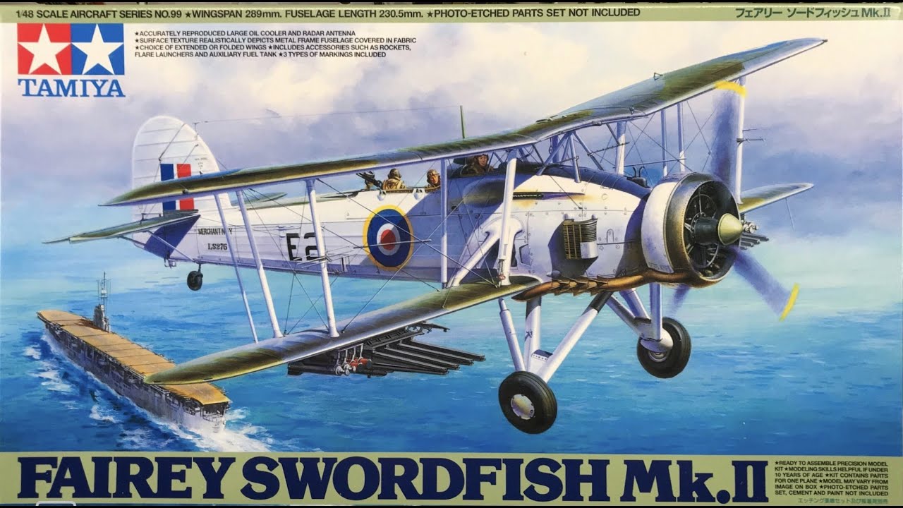 Tamiya 1/48 Fairey Swordfish Mk II, Part 1 Intro
