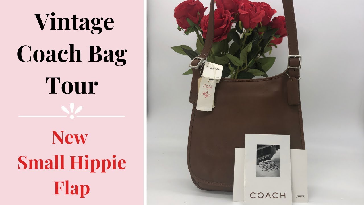 Vintage Coach Bag Tour | NEW Small Hippie Flap Bag | Cristina Moda Vintage Shop
