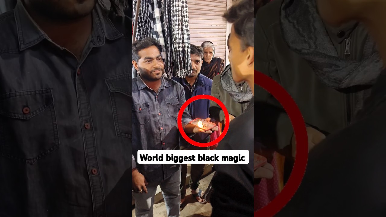 World biggest black magic #shorts #shortsfeed #magic #blackmagic #streetmagic