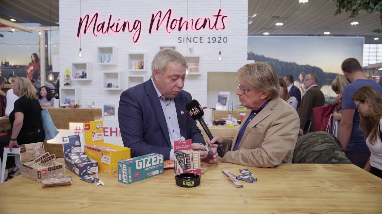 InterTabac 2019: Christian Hinz ( Gesch&auml;ftsf&uuml;hrer Gizeh Raucherbedarf GmbH) - smokersnewsTV