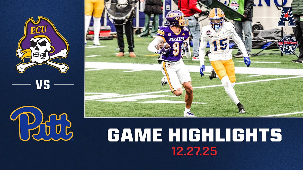 Обзор матча Питт против Ист Каролина в рамках Military Bowl (27 декабря 2025 г.)
