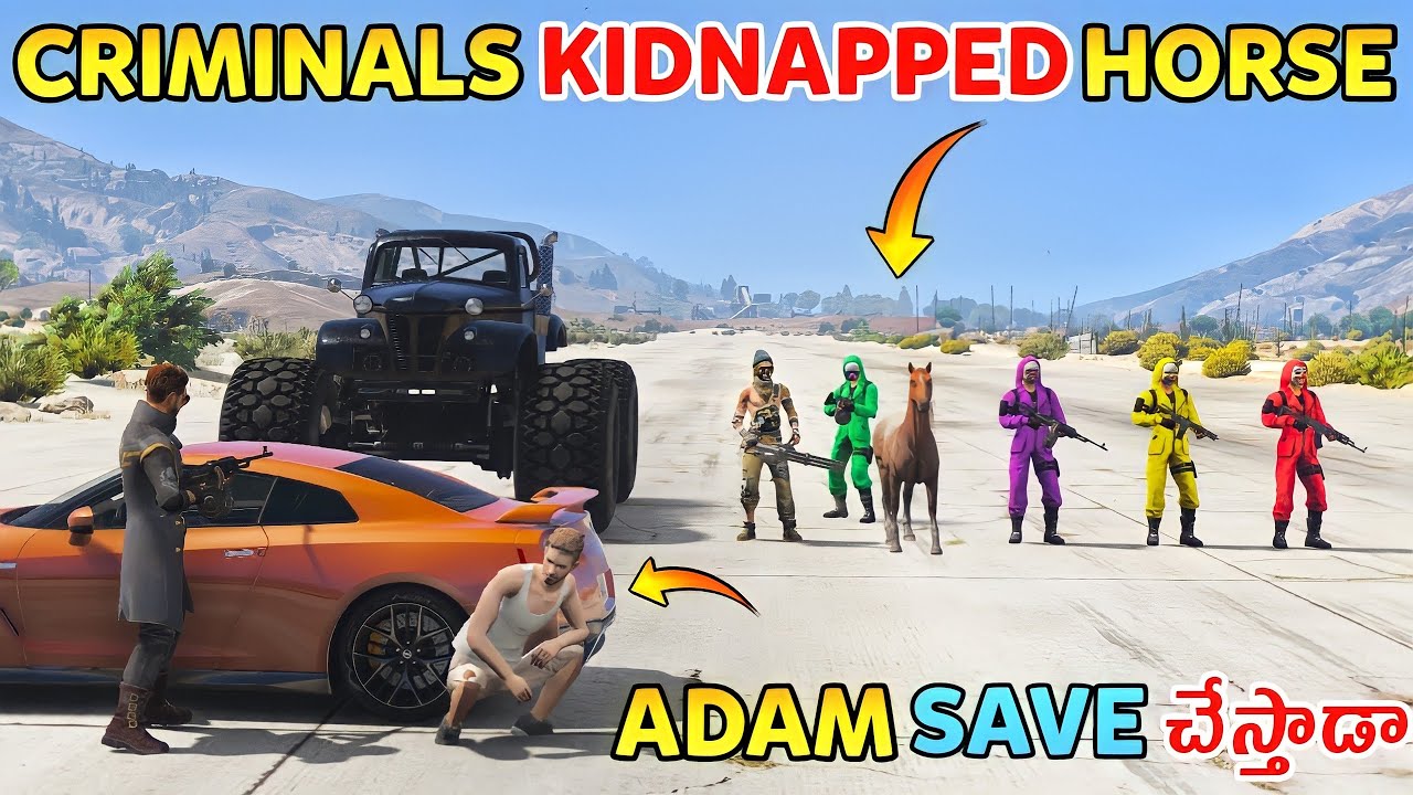 Gta x Freefire Criminals Kidnapped Horse | In Telugu | #14