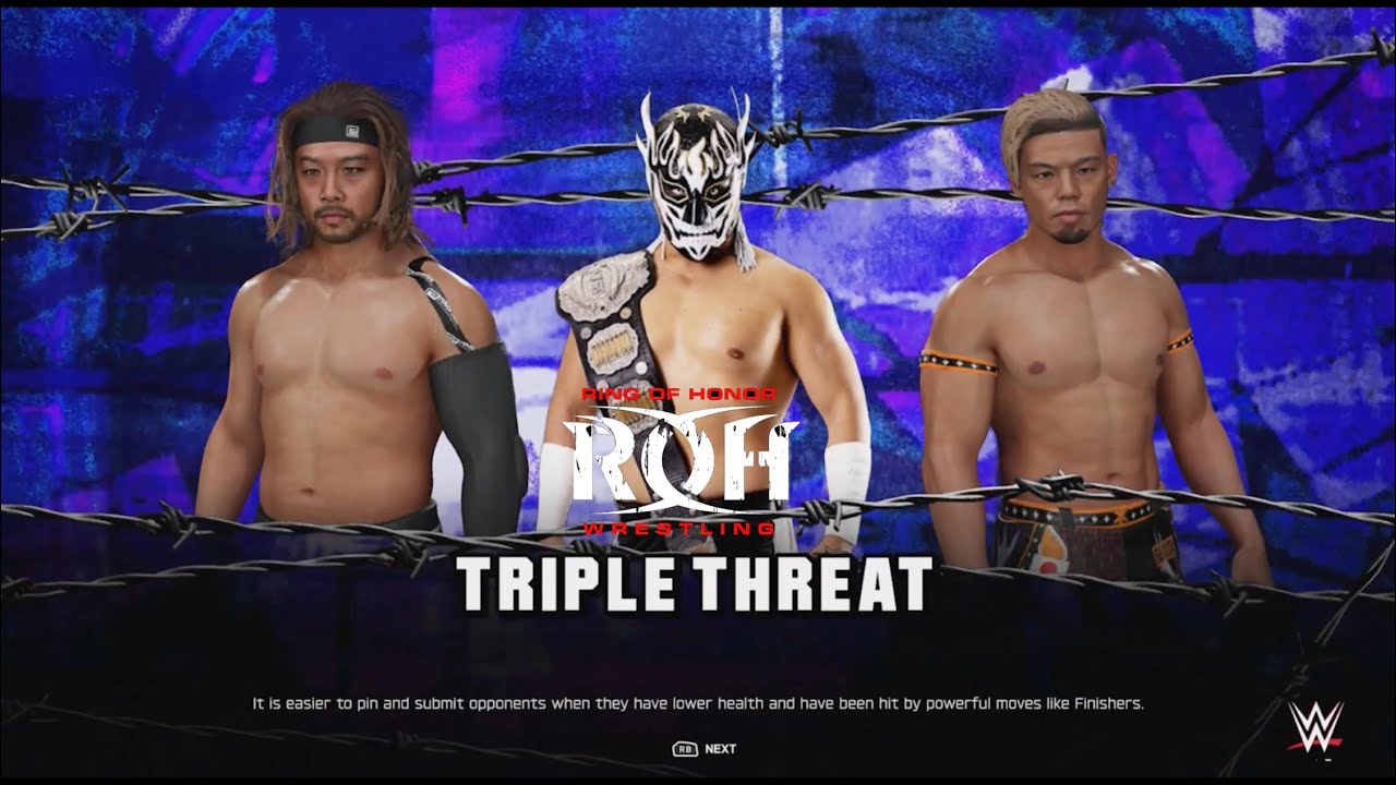 WWE 2K25 KENTA VS EL DESPERADO VS KOSEL FUJITA 