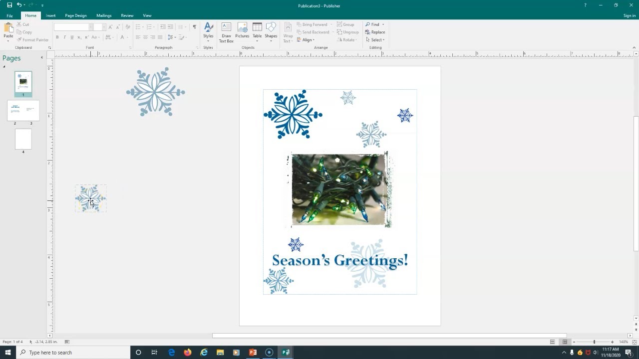 Microsoft Publisher: Holiday Greeting Cards