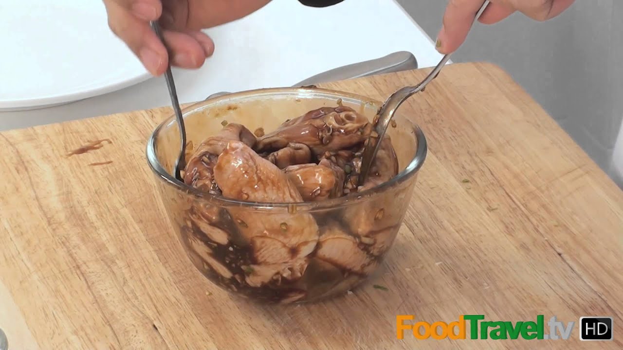 บะหมี่ไก่อบซอส Chicken Noodle with Brown Sauce (เมนูไมโครเวฟ)